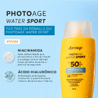 Protetor Solar Facial Dermage FPS 50 Photoage Water 40g - 5