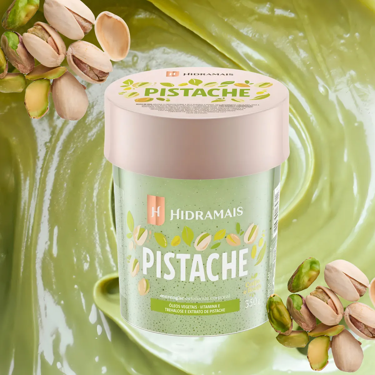 Esfoliante Corporal Merengue Hidramais Pistache 350g - 5