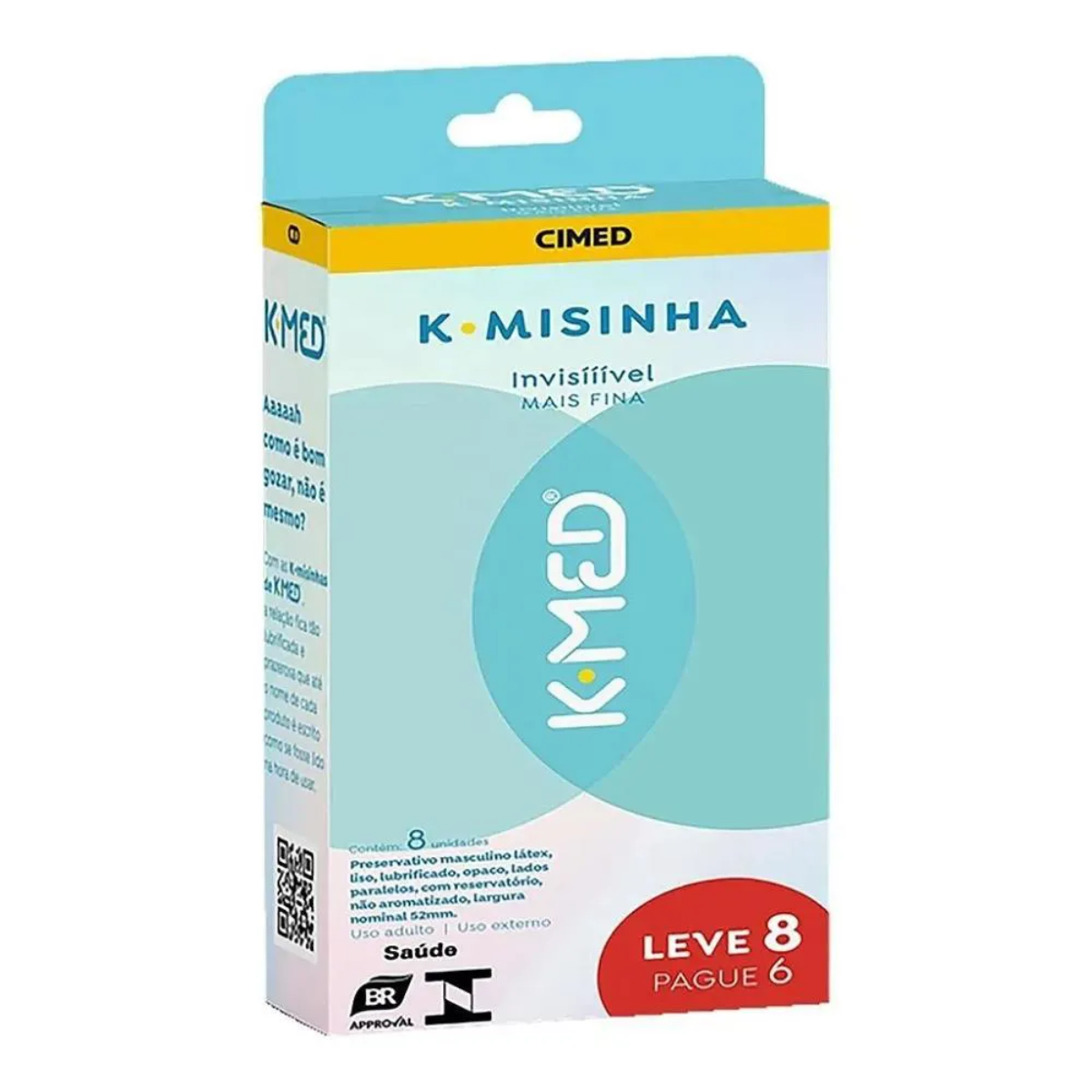 Preservativo K-Med K-Misinha Invisível 8 Un - 1