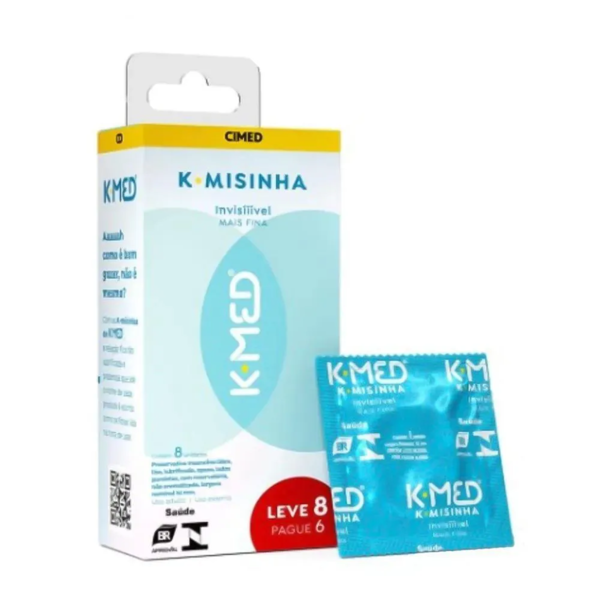 Preservativo K-Med K-Misinha Invisível 8 Un - 3