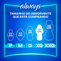 Absorvente Always Noites Tranquilas Suave XG 8 Unidades - 4