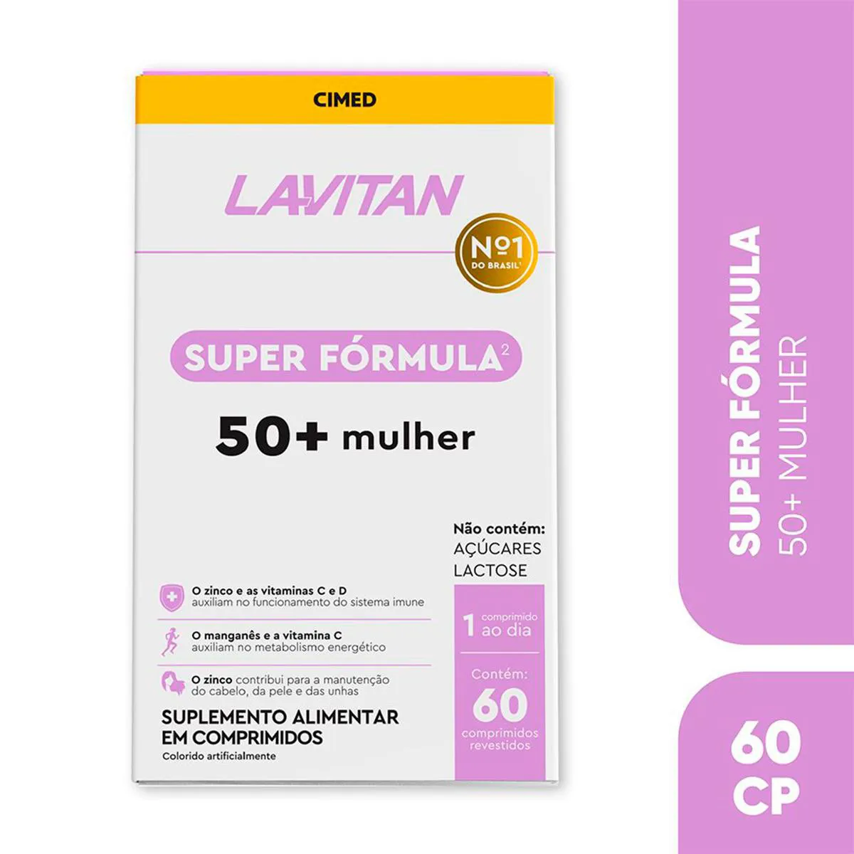 Super Fórmula Lavitan 50+ Mulher c/60cap - 2