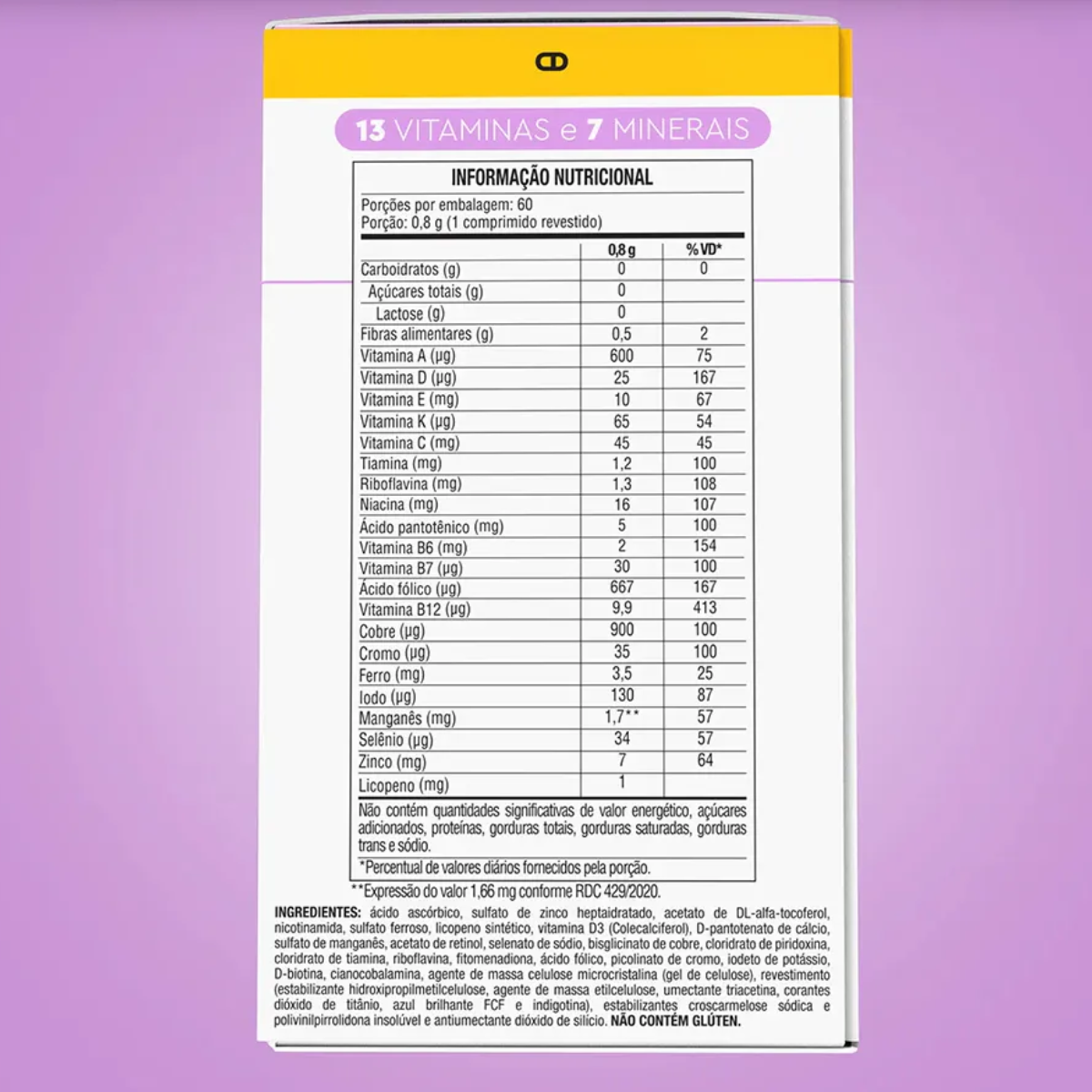 Super Fórmula Lavitan 50+ Mulher c/60cap - 4