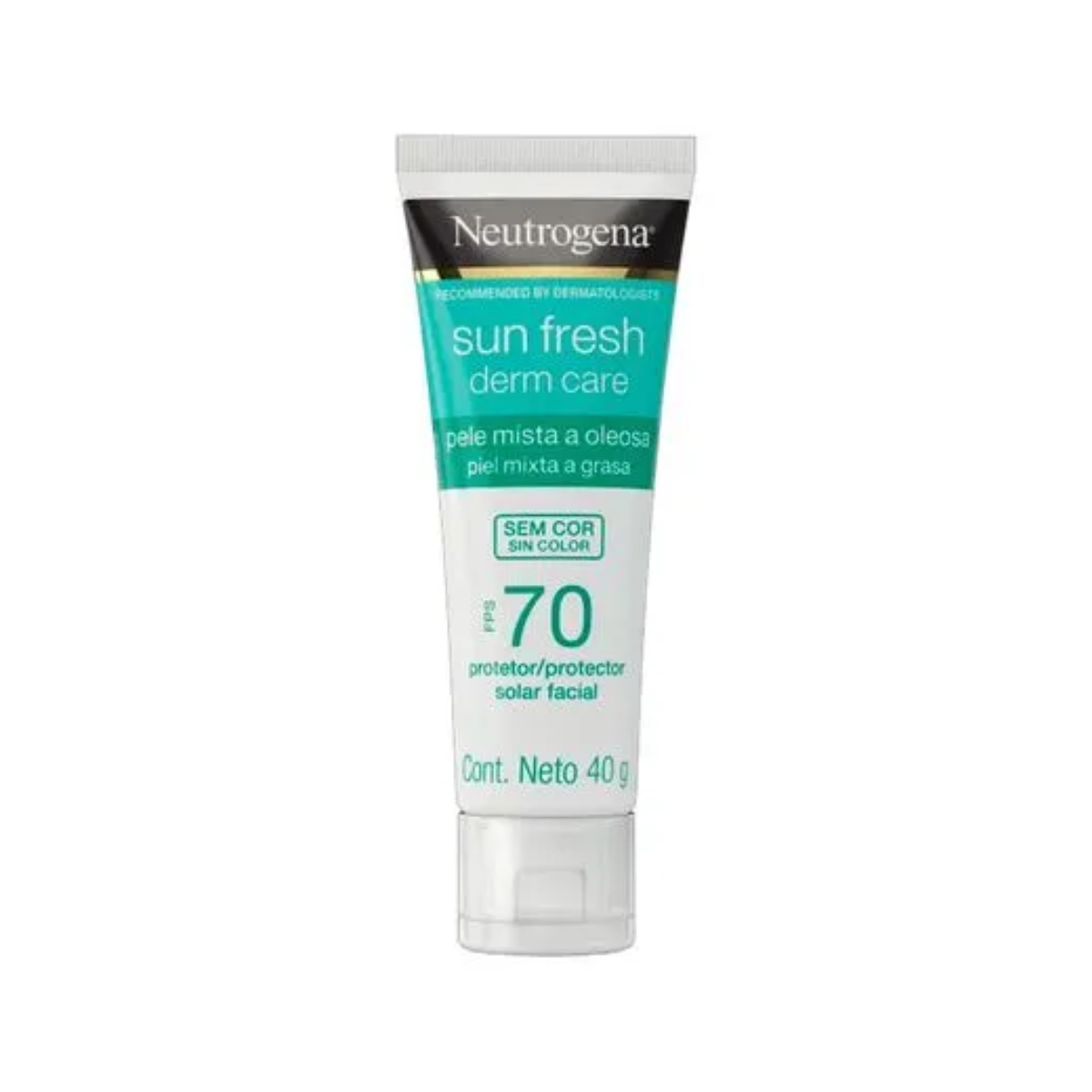 Kit Neutrogena Protetor Solar Sun Fresh FPS 70 Sem Cor 40g + Gel de Limpeza Purified Skin 60g - 2