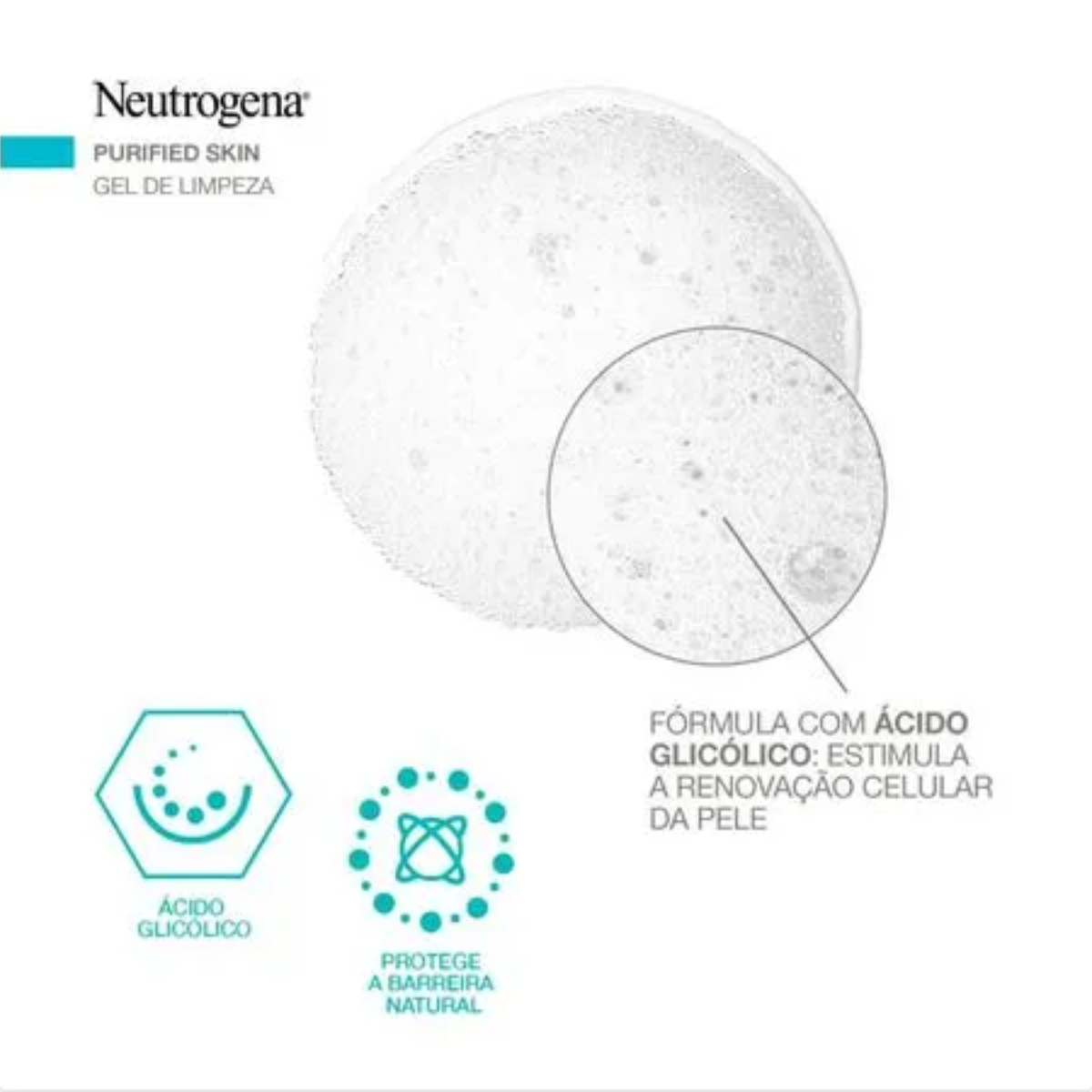 Kit Neutrogena Protetor Solar Sun Fresh FPS 70 Sem Cor 40g + Gel de Limpeza Purified Skin 60g - 4