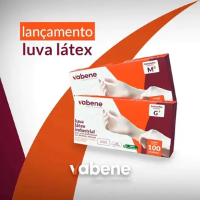 Luva Látex Com Pó Tam P c/100 Und -Vabene - 4