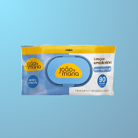 Lenço Umedecido João e Maria Sem Fragrância 90 Unidades - 3