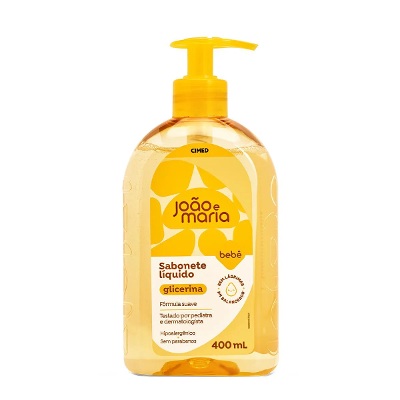 Sabonete Líquido João e Maria Bebê Glicerinado 400ml