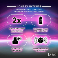 Preservativo Jontex Intense 4 Unidades - 3