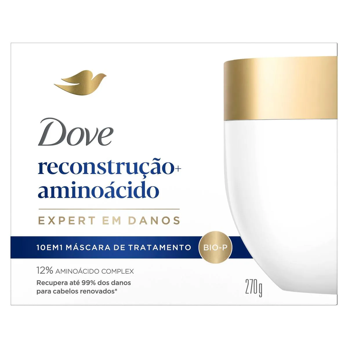 Dove Máscara de Tratamento Reconstrução + Aminoácido 320g - 1