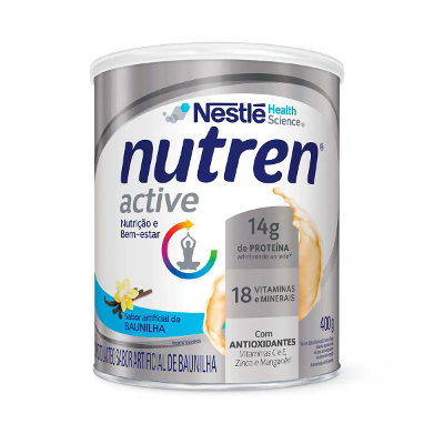 Suplemento Alimentar Nutren Active Nestlé Baunilha com 400g