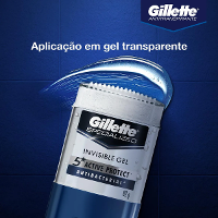 Desodorante Antitranspirante Stick Gel Gillete Specialized Gel Invisível Masculino 82g - 5