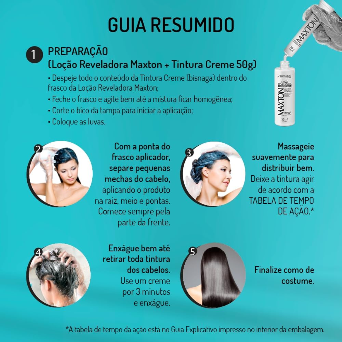 Tinta de Cabelo Maxton Você Mais Encantadora - 4.0 Castanho Natural - 4