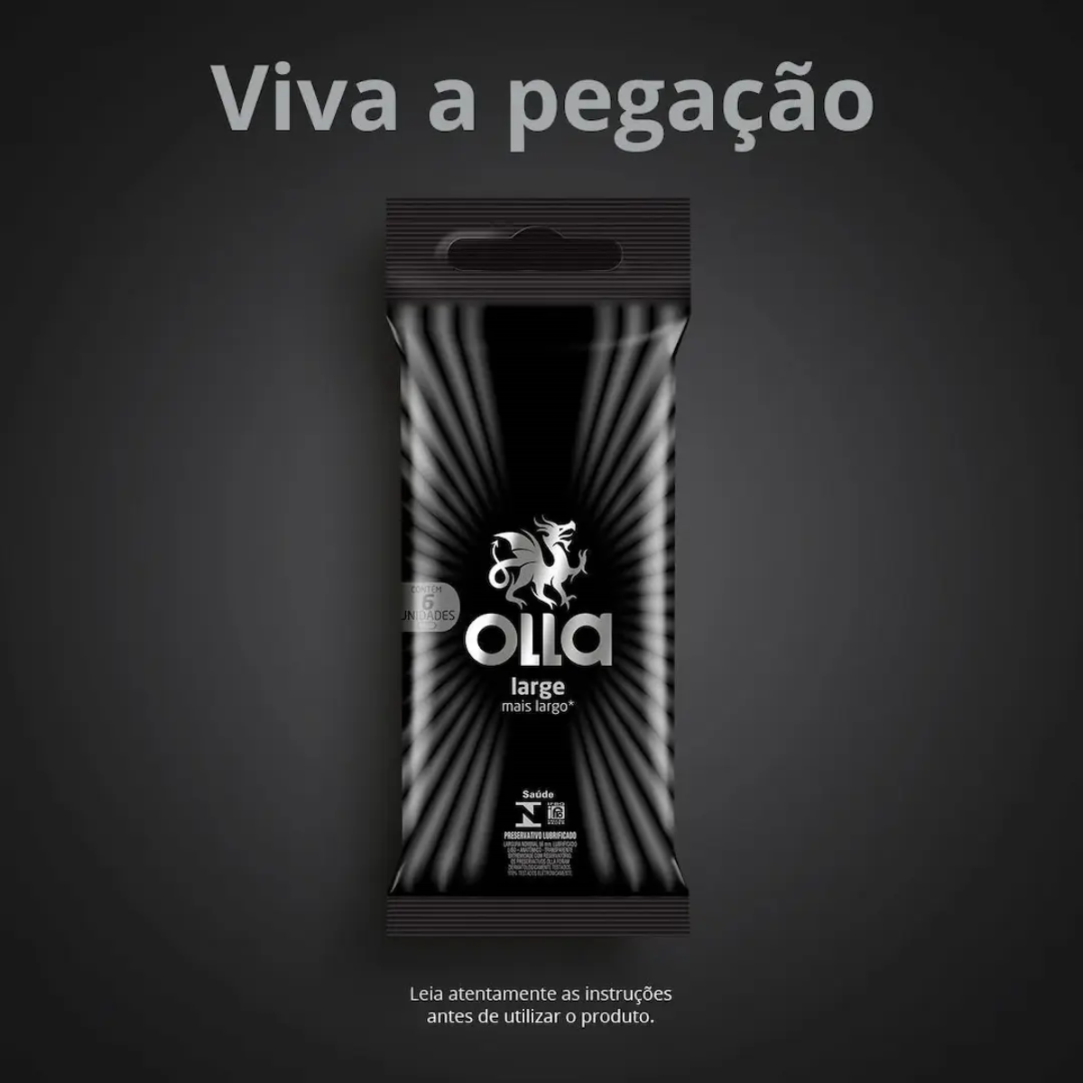 Preservativo Olla Large com 6 unidades - 5