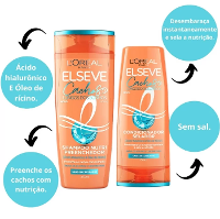 Kit L'Oréal Paris Elseve Cachos Longos dos Sonhos Shampoo 375ml + Condicionador 170ml - 2