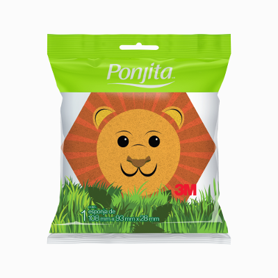 Esponja Ponjita Kids Animais