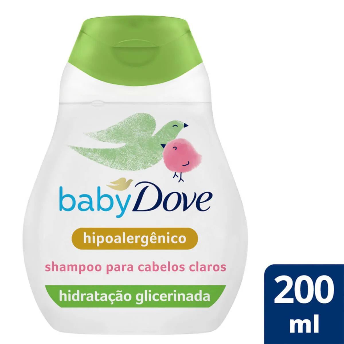 Shampoo Baby Dove Hidratação Enriquecida Cabelos Claros com 200ml - 2