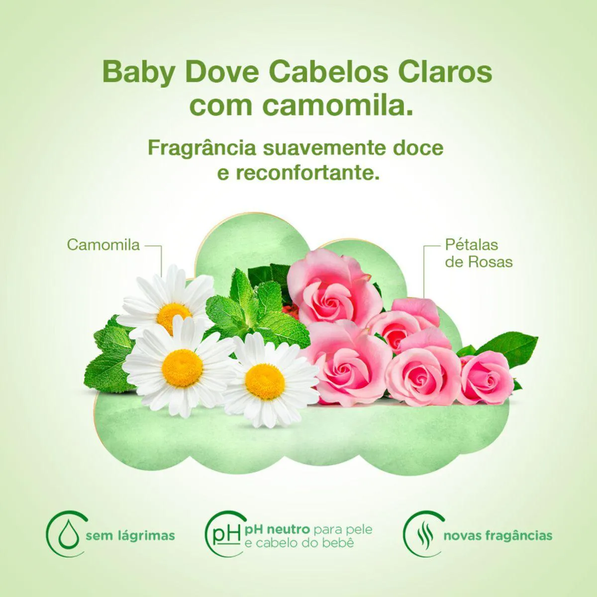 Shampoo Baby Dove Hidratação Enriquecida Cabelos Claros com 200ml - 4