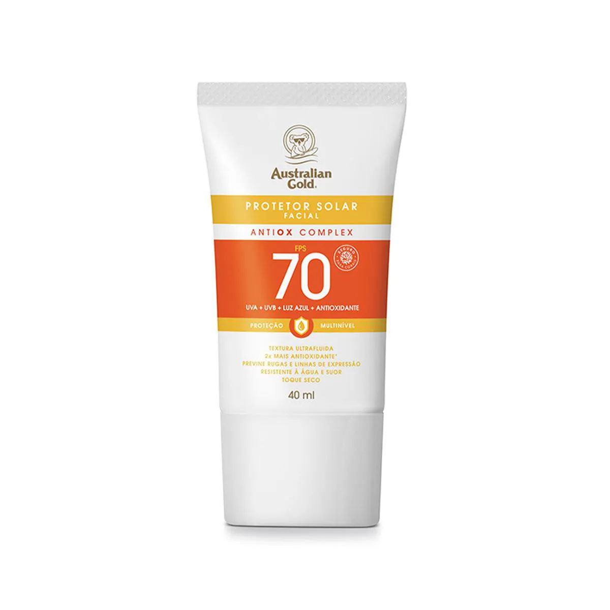 Protetor Solar Facial Australian Gold Antiox Complex FPS 70 40ml - 1