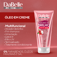Kit Dabelle Óleo em Creme 190ml + Shampoo 100ml Explosão de Brilho - 3