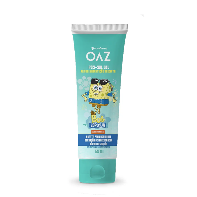 Pós-Sol Gel Infantil OAZ Bob Esponja 120ml