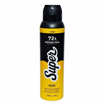 Desodorante Antitranspirante Aerosol Super Wood 72h – 150ml