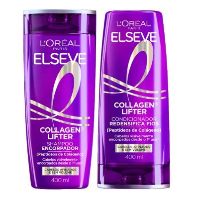 Kit Elseve Collagen Lifter: Shampoo E Condicionador 400ml