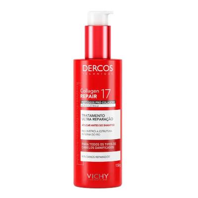 Pré-Shampoo Tratamento Ultra Reparação Vichy Dercos Collagen Repair 17 150g