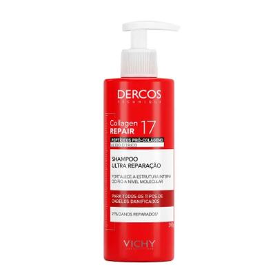Shampoo Ultra Reparação Vichy Dercos Collagen Repair 17 390g