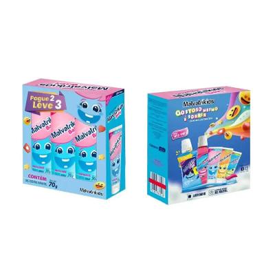Malvatrikids Baby Gel Dental Anticárie Tutti-Frutti – Kit com 3 Unidades
