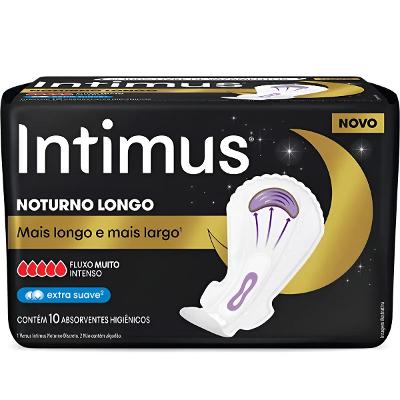 Intimus Noturno Longo Extra Suave Abas 10un