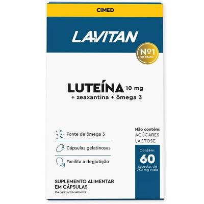 Lavitan Luteína 10mg Zeaxantina + Ômega 3 - 60 Caps