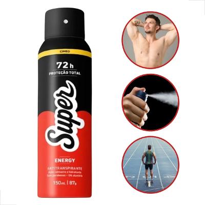 Desodorante Antitranspirante Cimed Super Energy Men 150ml Energy