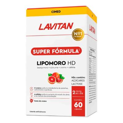 Super Fórmula Lavitan Lipomoro 100g 60 Cáps