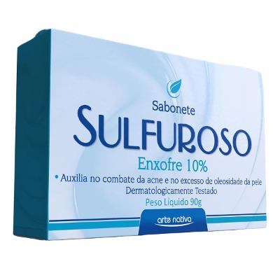 Sabonete Enxofre Arte Nativa Sulfuroso 10% Para Acne Cravos