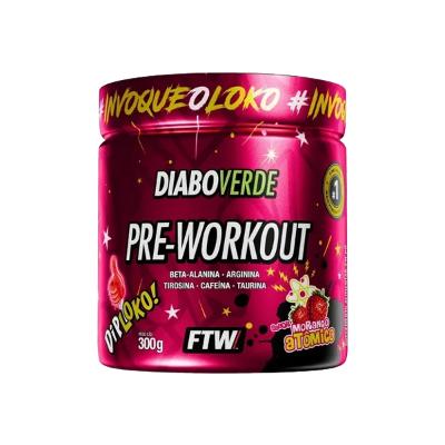 Suplemento em Pó Dip Loko Pré-Workout Sabor Morango - 300g