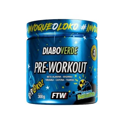 Suplemento em Pó Dip Loko Pre-Workout  Sabor Blueberry - 300g