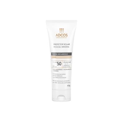 Protetor Solar Facial Mousse Mineral ADCOS Beige fps50 - 40G