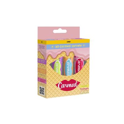 Kit Protetor Labial Carmed Sorvete 10g c/3 unidades