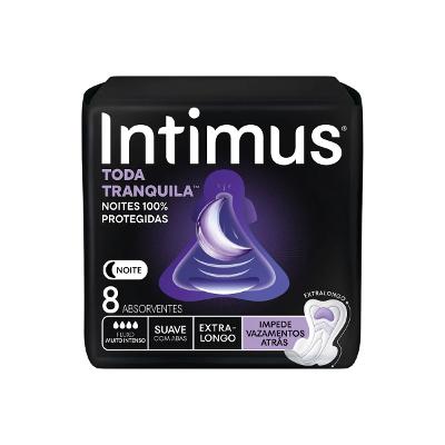 Absorvente Intimus Toda Tranquila Suave Com Abas 8 Unidades