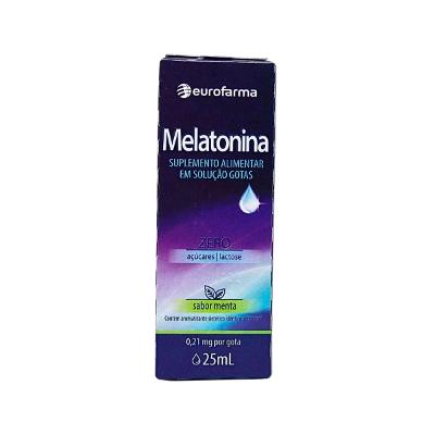 Melatonina Sabor Menta em Gotas Eurofarma 25ml
