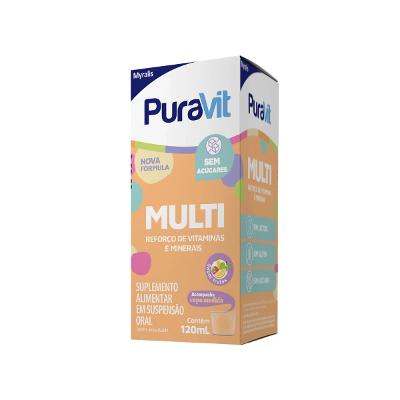 Suplemento Alimentar Puravit Multi Sabor Frutas 120ml