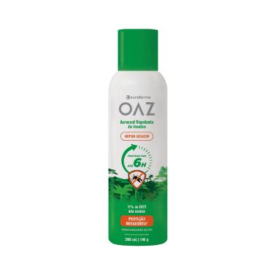 Oaz Repelente Aerossol 200 ml - Para Insetos - Rápida Secagem