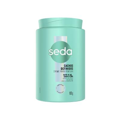 Creme de Pentear Seda Cachos Definidos 900g - Antifrizz e Maciez