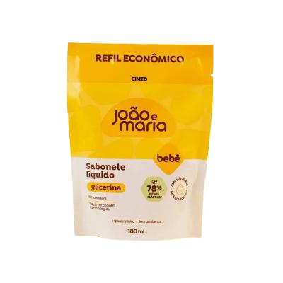 Sabonete Líquido João e Maria Glicerina Refil 180ml