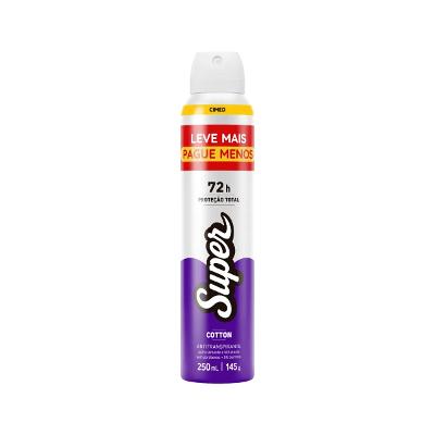 Desodorante Aerosol Super Cotton 250ml