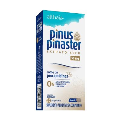 Suplemento Alimentar Pinus Pinaster  50mg Com 30 Comprimidos