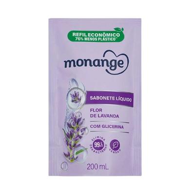 Sabonete Líquido Monange Flor de Lavanda Refil 200ml