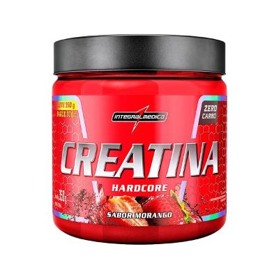 Creatina Hardcore Sabor Morango 350g