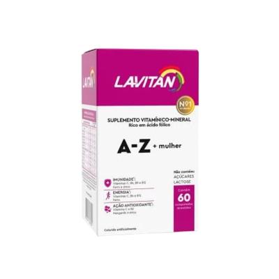 Suplemento Alimentar Lavitan A-Z  + Mulher Com 90 Comprimidos